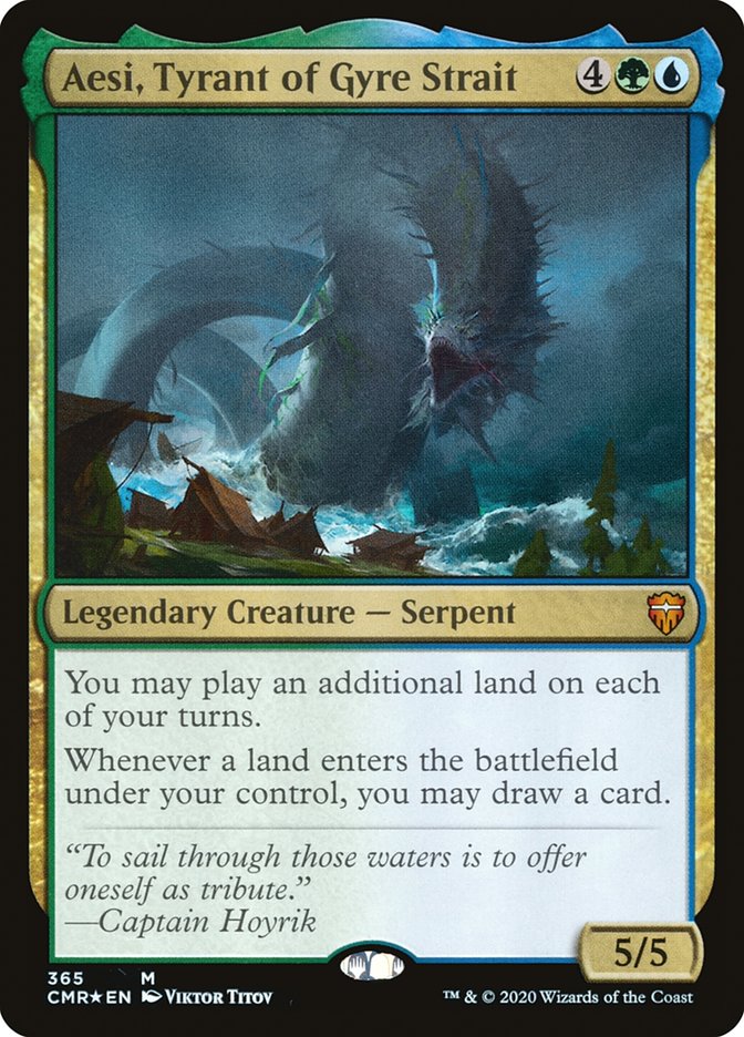 Aesi, Tyrant of Gyre Strait [Commander Legends Commander Deck] | Cards and Coasters CA