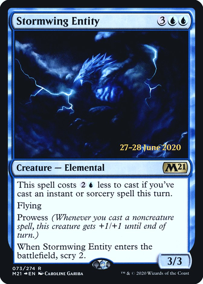 Stormwing Entity  [Core Set 2021 Prerelease Promos] | Cards and Coasters CA