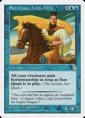 Sun Quan, Lord of Wu [Portal Three Kingdoms] | Cards and Coasters CA