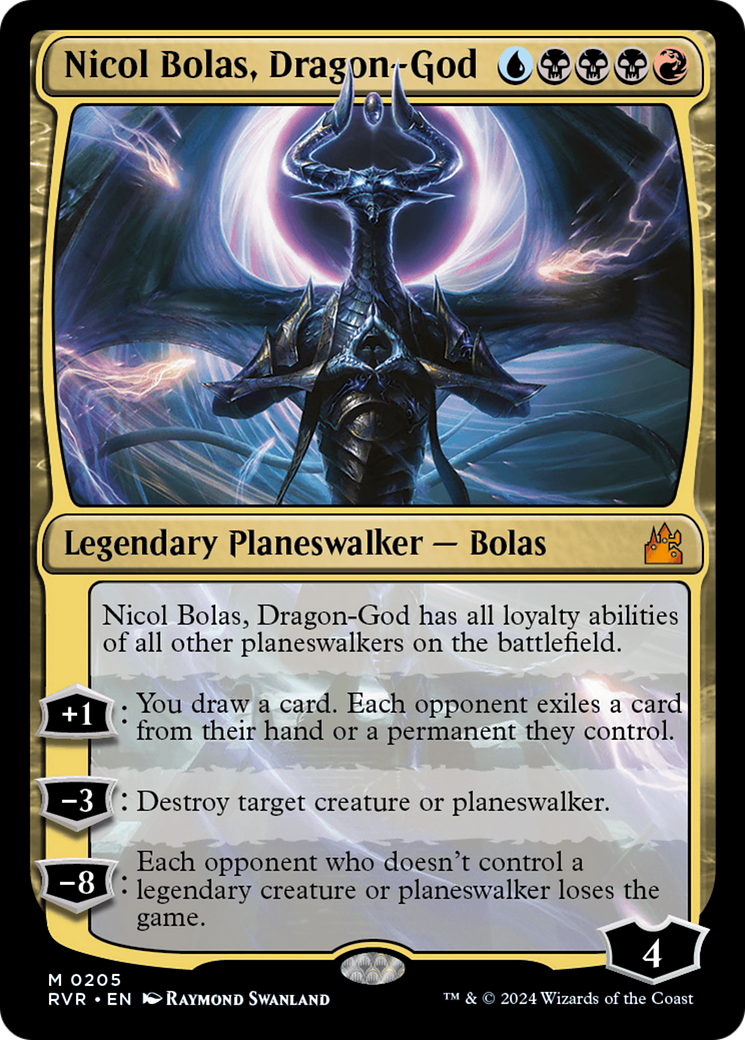 Nicol Bolas, Dragon-God [Ravnica Remastered] | Cards and Coasters CA