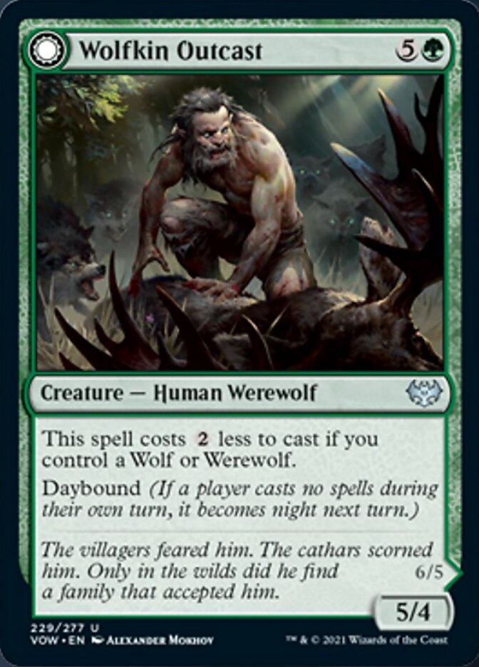 Wolfkin Outcast // Wedding Crasher [Innistrad: Crimson Vow] | Cards and Coasters CA