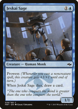 Jeskai Sage [Fate Reforged] | Cards and Coasters CA