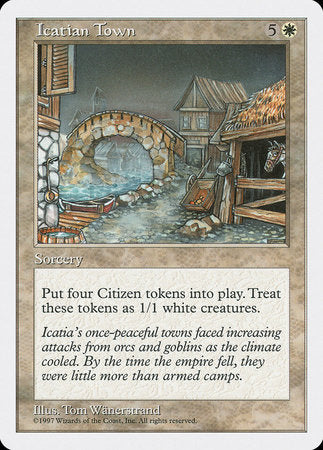 Icatian Town [Fifth Edition] | Cards and Coasters CA