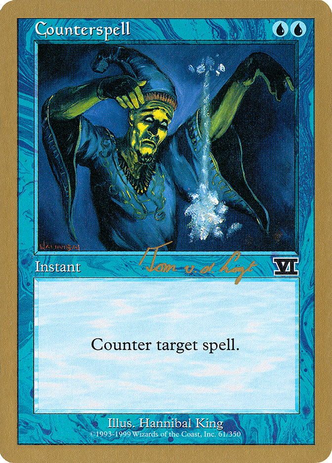 Counterspell (Tom van de Logt) [World Championship Decks 2000] | Cards and Coasters CA