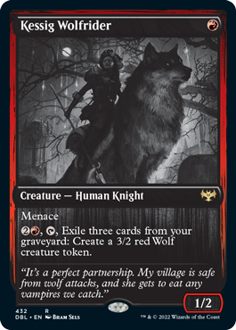 Kessig Wolfrider [Innistrad: Double Feature] | Cards and Coasters CA