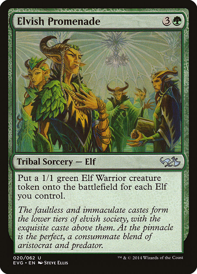 Elvish Promenade (Elves vs. Goblins) [Duel Decks Anthology] | Cards and Coasters CA
