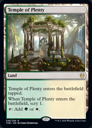 Temple of Plenty [Theros Beyond Death] | Cards and Coasters CA