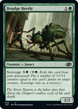 Drudge Beetle [Jumpstart 2022] | Cards and Coasters CA