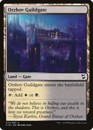 Orzhov Guildgate [Commander 2018] | Cards and Coasters CA
