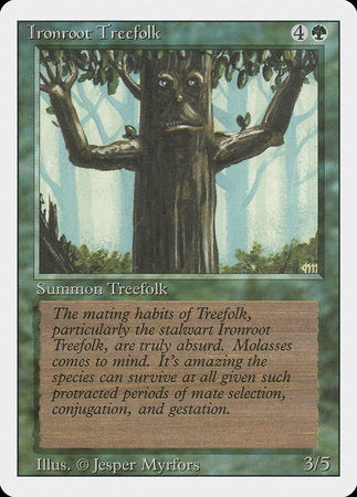 Ironroot Treefolk [Revised Edition] | Cards and Coasters CA