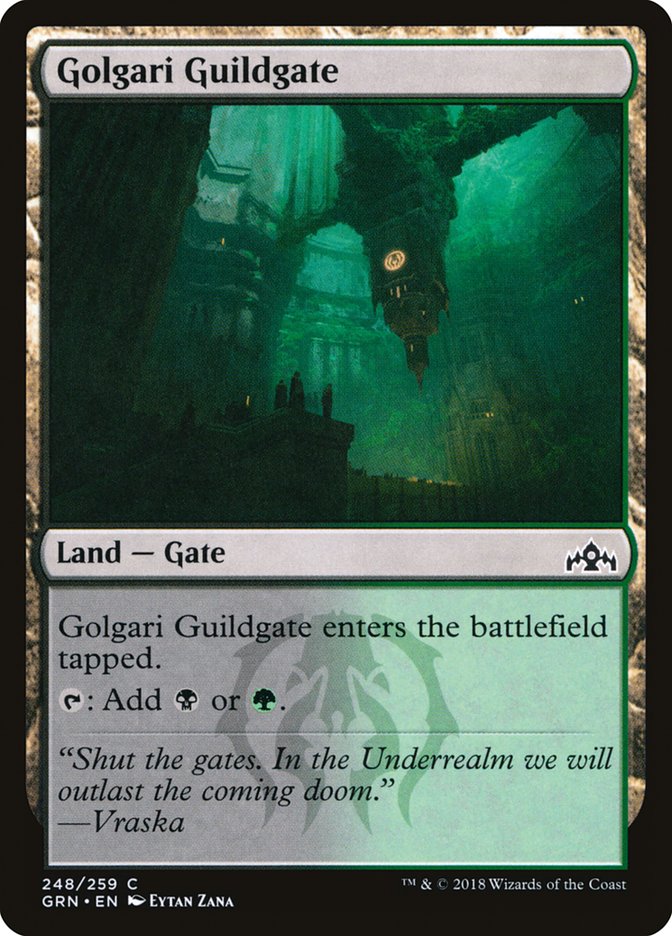 Golgari Guildgate (248/259) [Guilds of Ravnica] | Cards and Coasters CA