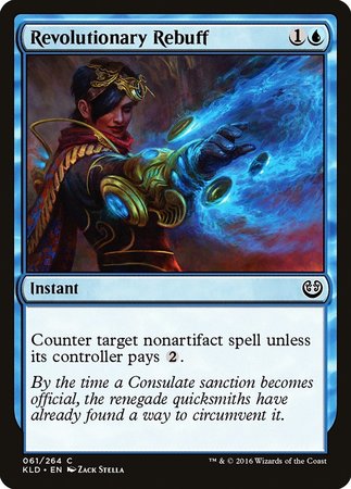 Revolutionary Rebuff [Kaladesh] | Cards and Coasters CA