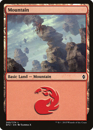 Mountain (269) [Battle for Zendikar] | Cards and Coasters CA