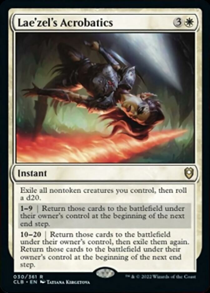 Lae'zel's Acrobatics [Commander Legends: Battle for Baldur's Gate] | Cards and Coasters CA