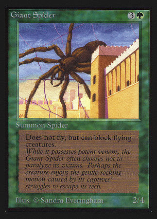 Giant Spider (IE) [Intl. Collectors’ Edition] | Cards and Coasters CA