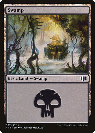 Swamp (327) [Commander 2014] | Cards and Coasters CA