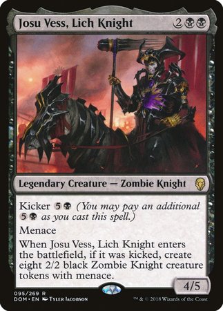 Josu Vess, Lich Knight [Dominaria] | Cards and Coasters CA