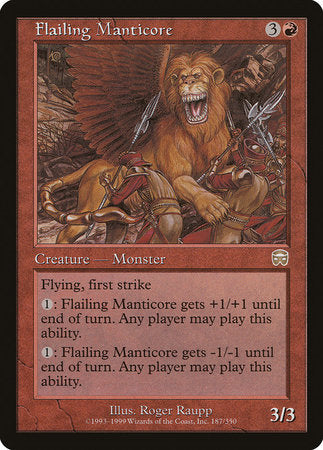 Flailing Manticore [Mercadian Masques] | Cards and Coasters CA