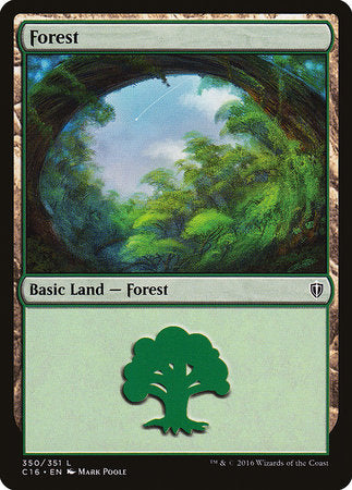 Forest (350) [Commander 2016] | Cards and Coasters CA