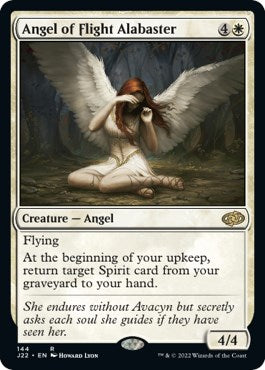 Angel of Flight Alabaster [Jumpstart 2022] | Cards and Coasters CA