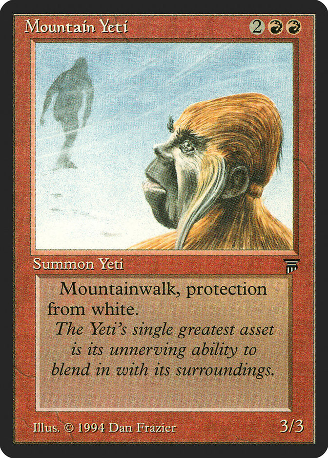 Mountain Yeti [Legends] | Cards and Coasters CA