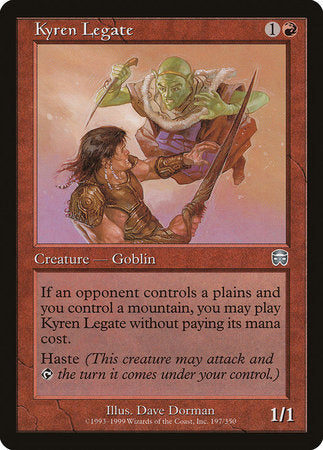 Kyren Legate [Mercadian Masques] | Cards and Coasters CA