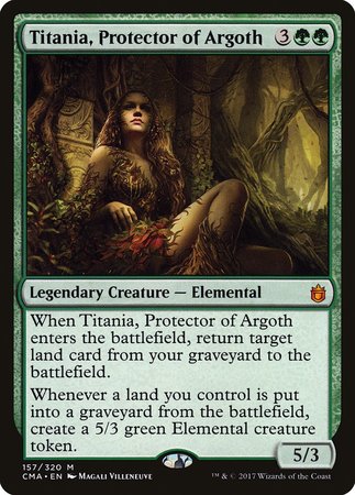 Titania, Protector of Argoth [Commander Anthology] | Cards and Coasters CA