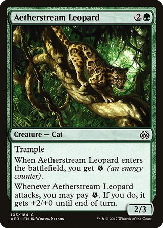 Aetherstream Leopard [Aether Revolt] | Cards and Coasters CA