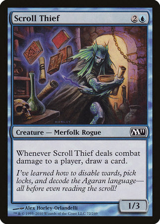 Scroll Thief [Magic 2011] | Cards and Coasters CA