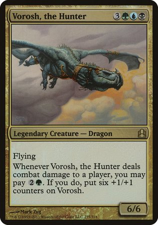 Vorosh, the Hunter (Oversized) [Commander 2011 Oversized] | Cards and Coasters CA