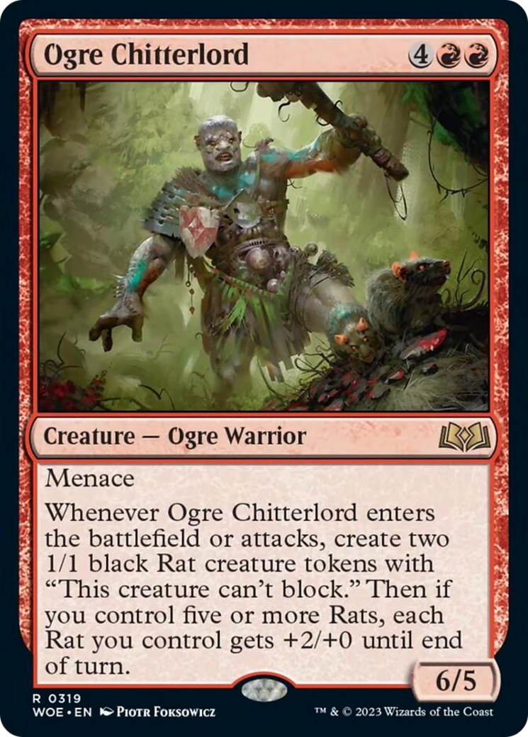Ogre Chitterlord [Wilds of Eldraine] | Cards and Coasters CA