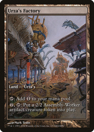 Urza's Factory [Champs and States] | Cards and Coasters CA