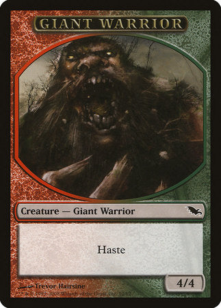 Giant Warrior Token (Red/Green) [Shadowmoor Tokens] | Cards and Coasters CA