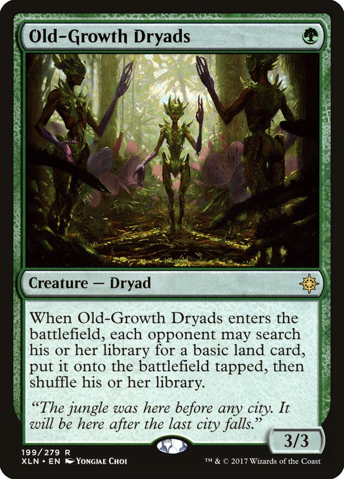 Old-Growth Dryads [Ixalan] | Cards and Coasters CA
