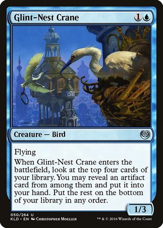 Glint-Nest Crane [Kaladesh] | Cards and Coasters CA