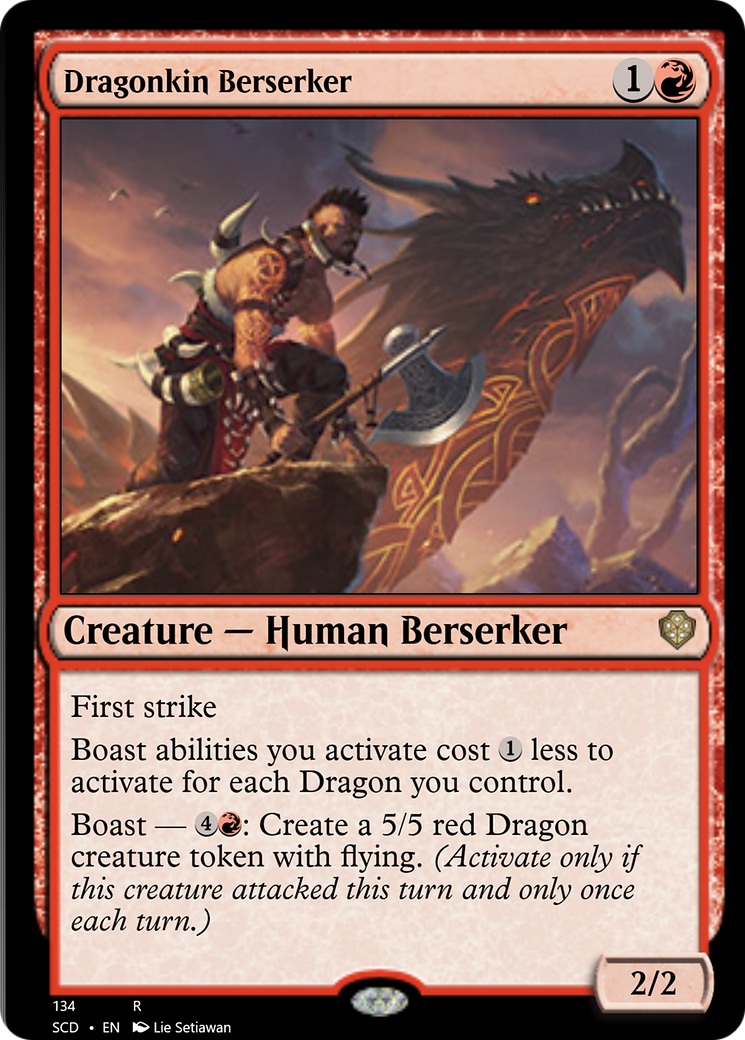 Dragonkin Berserker [Starter Commander Decks] | Cards and Coasters CA