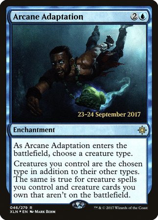 Arcane Adaptation [Ixalan Promos] | Cards and Coasters CA