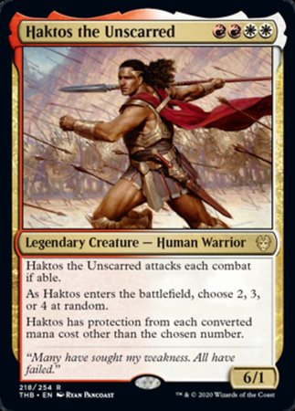 Haktos the Unscarred [Theros Beyond Death] | Cards and Coasters CA