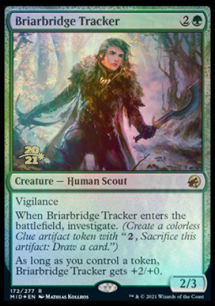 Briarbridge Tracker [Innistrad: Midnight Hunt Prerelease Promos] | Cards and Coasters CA