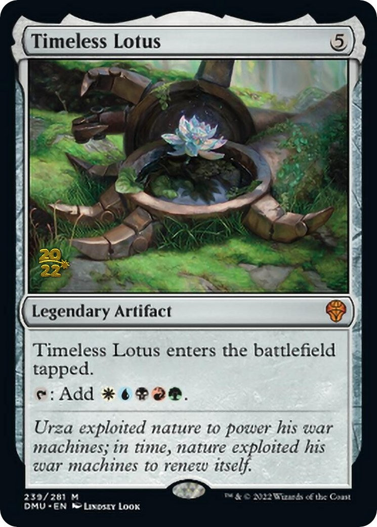 Timeless Lotus [Dominaria United Prerelease Promos] | Cards and Coasters CA