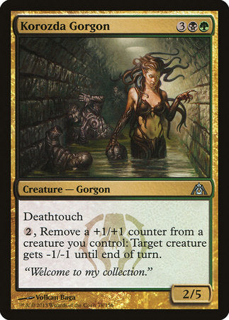Korozda Gorgon [Dragon's Maze] | Cards and Coasters CA