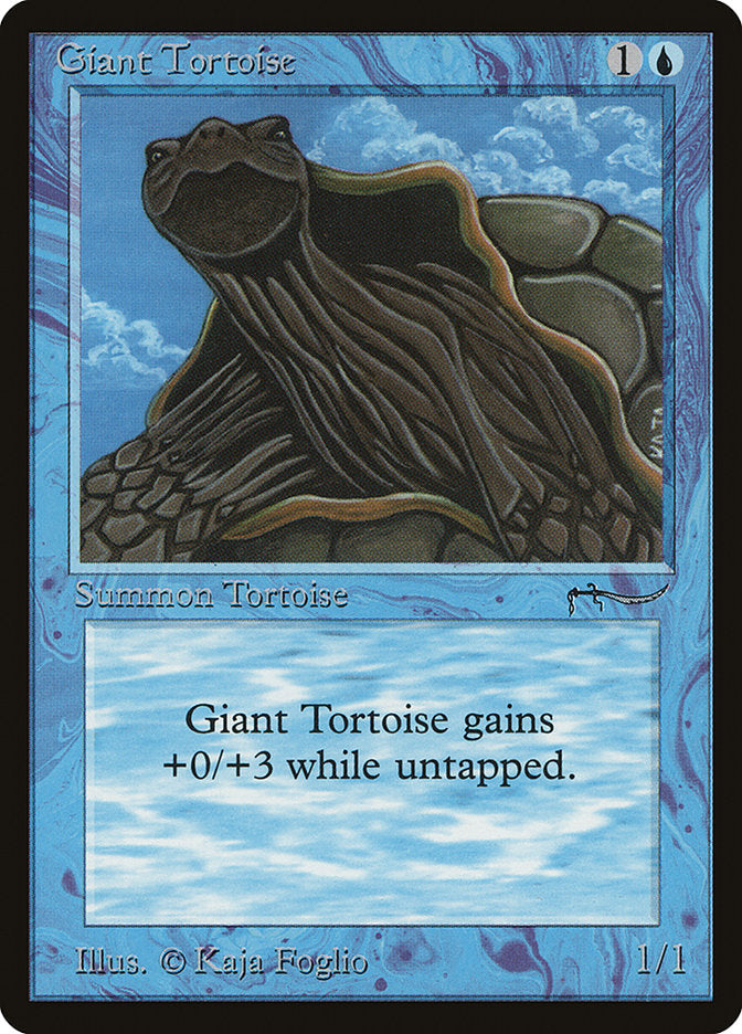 Giant Tortoise (Light Mana Cost) [Arabian Nights] | Cards and Coasters CA