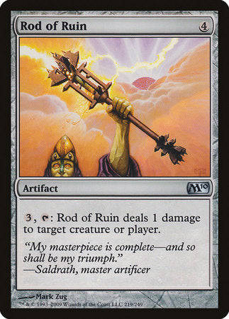 Rod of Ruin [Magic 2010] | Cards and Coasters CA