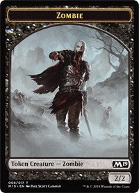 Zombie // Thopter Double-sided Token (Game Night) [Core Set 2019 Tokens] | Cards and Coasters CA