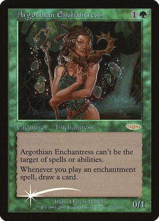 Argothian Enchantress [Judge Gift Cards 2003] | Cards and Coasters CA