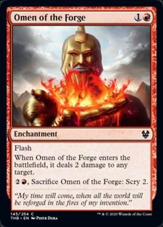 Omen of the Forge [Theros Beyond Death] | Cards and Coasters CA