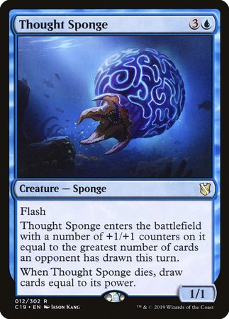 Thought Sponge [Commander 2019] | Cards and Coasters CA