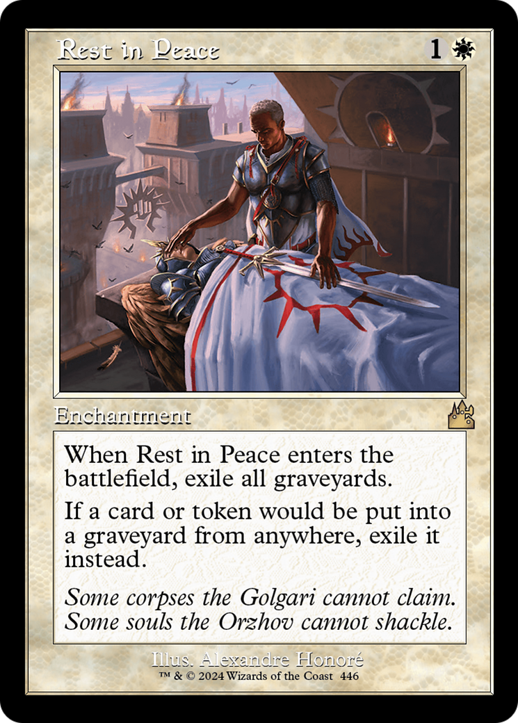 Rest in Peace (Retro Frame) [Ravnica Remastered] | Cards and Coasters CA