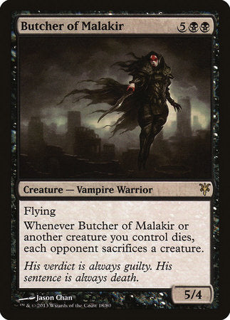 Butcher of Malakir [Duel Decks: Sorin vs. Tibalt] | Cards and Coasters CA