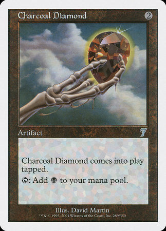 Charcoal Diamond [Seventh Edition] | Cards and Coasters CA